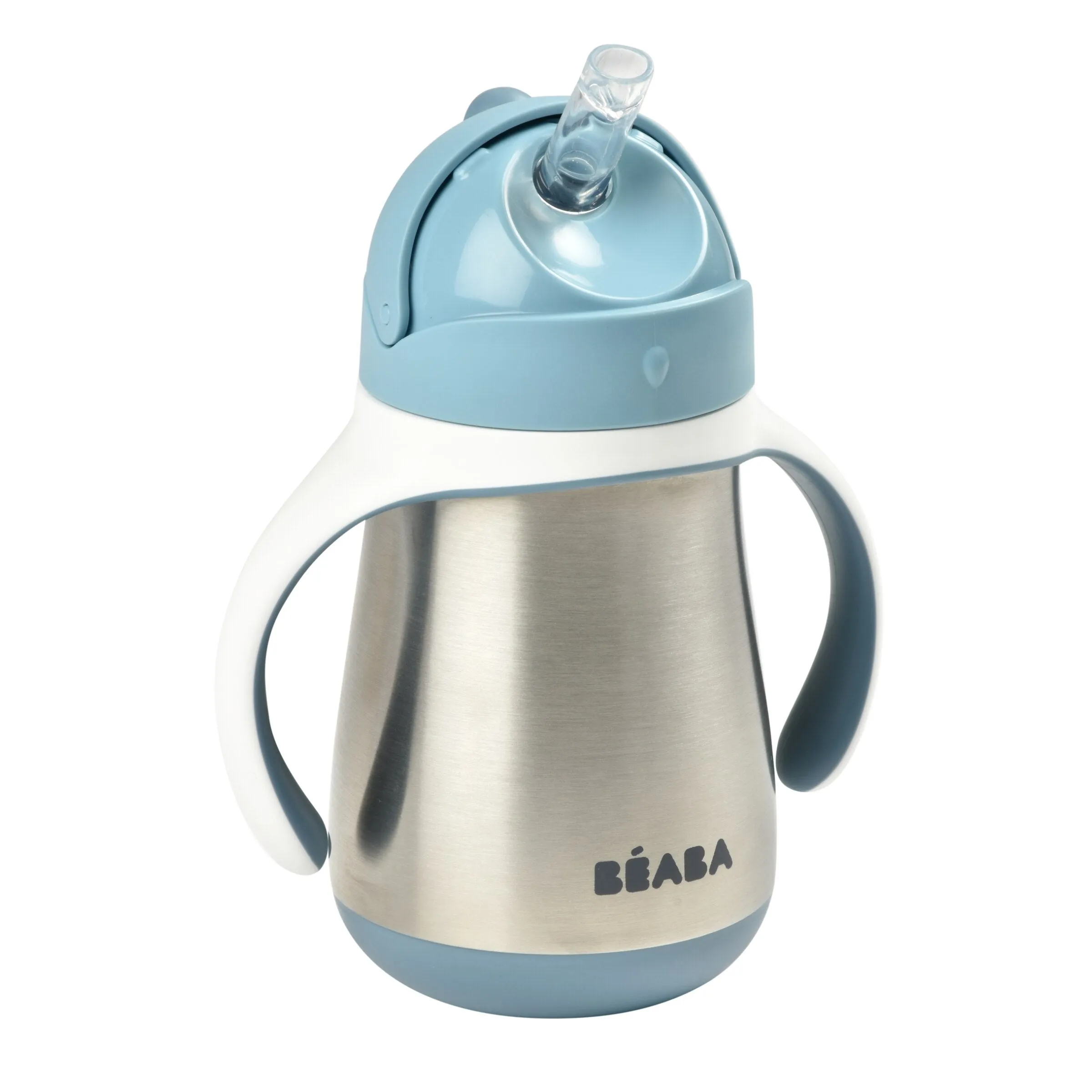 BEABA Stainless Steel Straw Sippy Cup - Rain