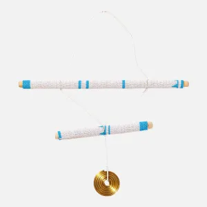 Beaded Mobile 2 Stick Blue