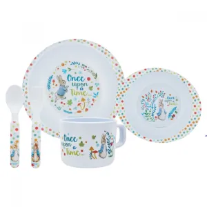 Beatrix Potter - Peter Rabbit 5 piece melamine dinner set