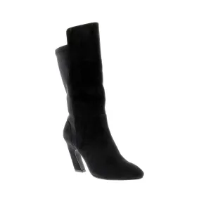 Bellini Chrome Women Boots In Black Micro/stretch