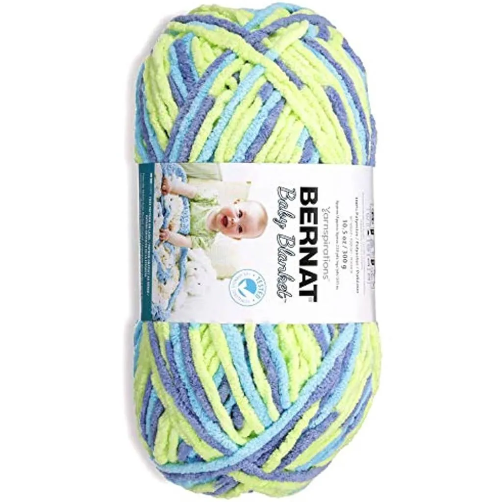 Bernat Baby Blanket Big Ball Yarn Handsome Guy