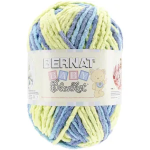 Bernat Baby Blanket Big Ball Yarn Little Boy Dove