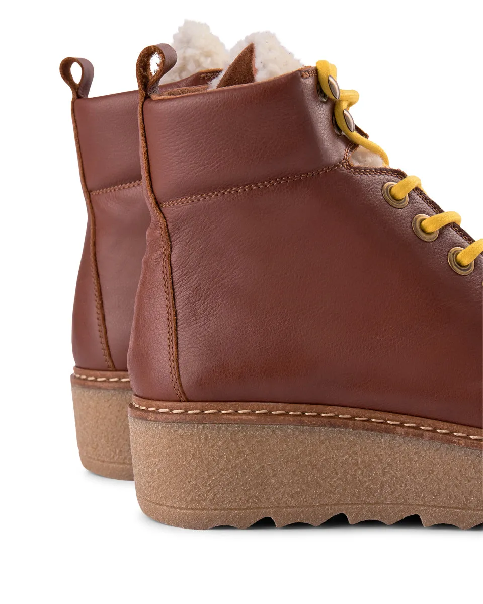 Bex boot leather - BROWN