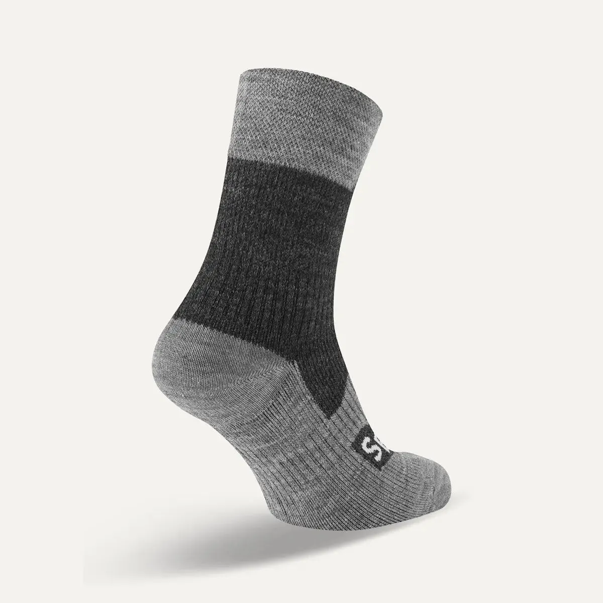 Bircham Waterproof All Weather Sock - Black/Grey