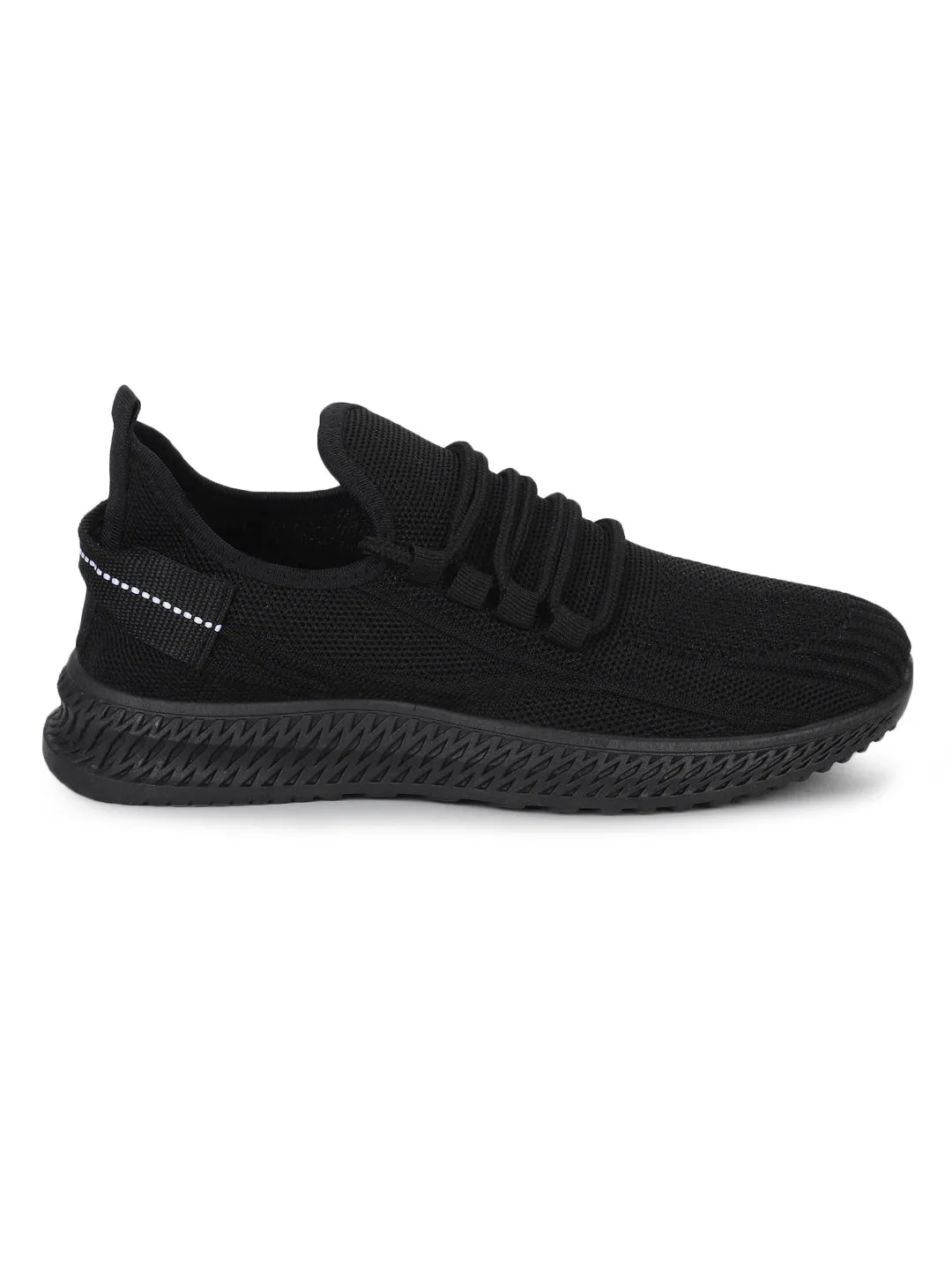 Black Mesh Slip-On Sneakers (TC-RS3436-BLK)