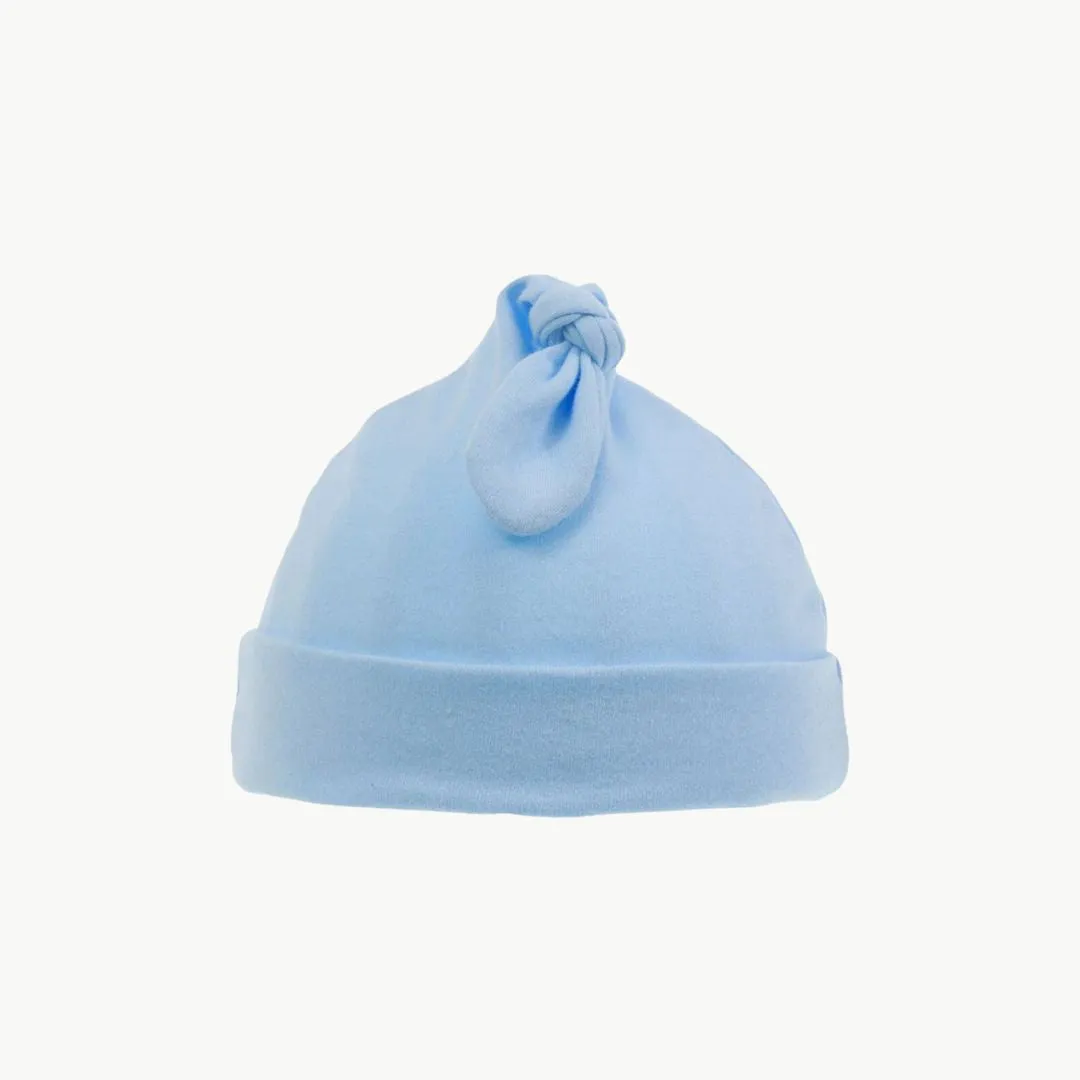 Blue Knot Baby Hat