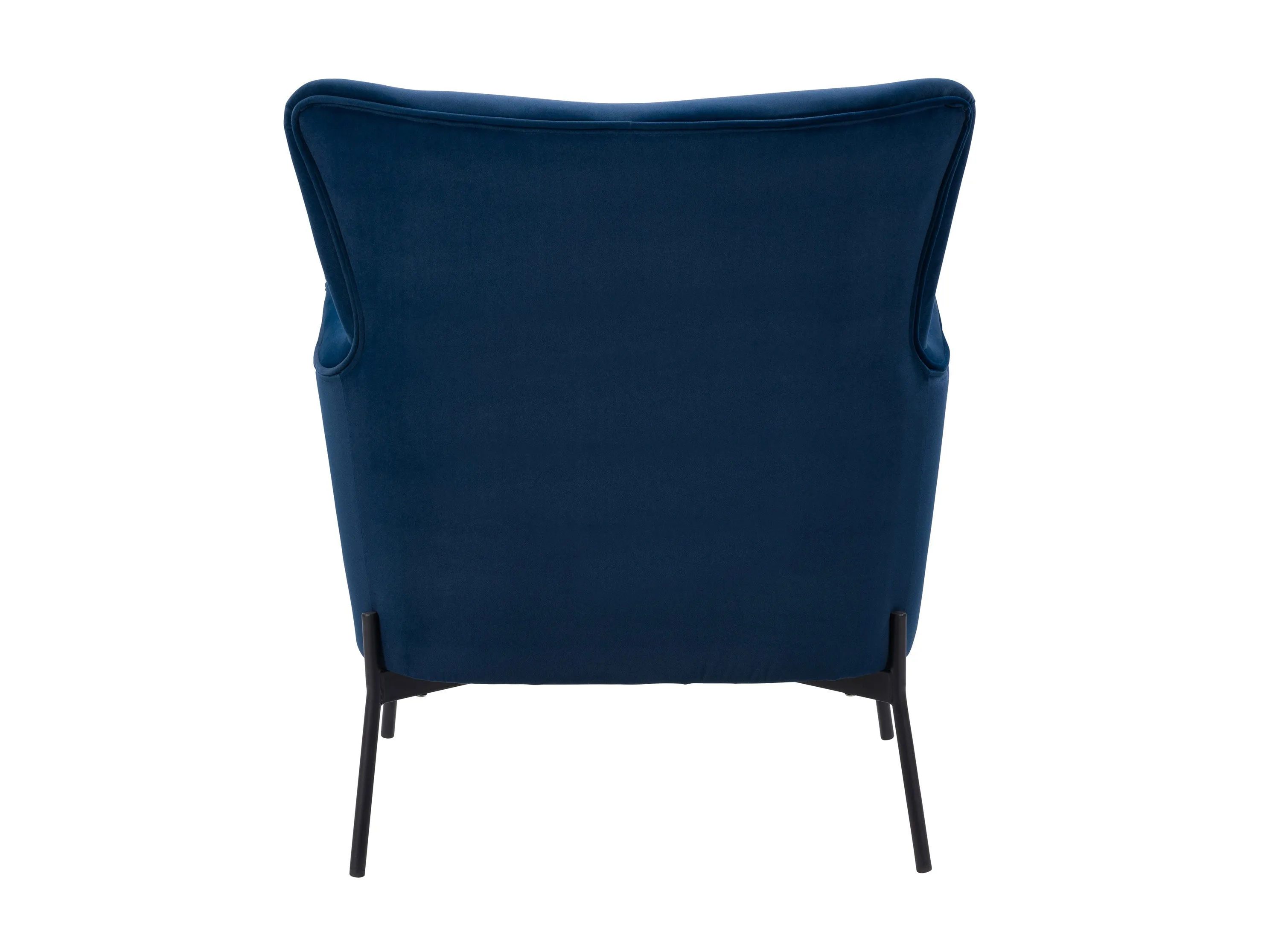 Blue Modern Wingback Chair