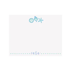 Blue Shells Stationery