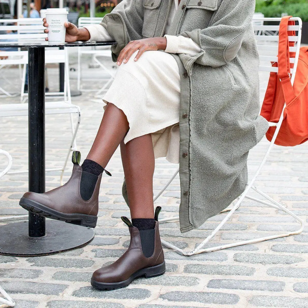 Blundstone 2116 Classic Brown Vegan Leather Chelsea Boots