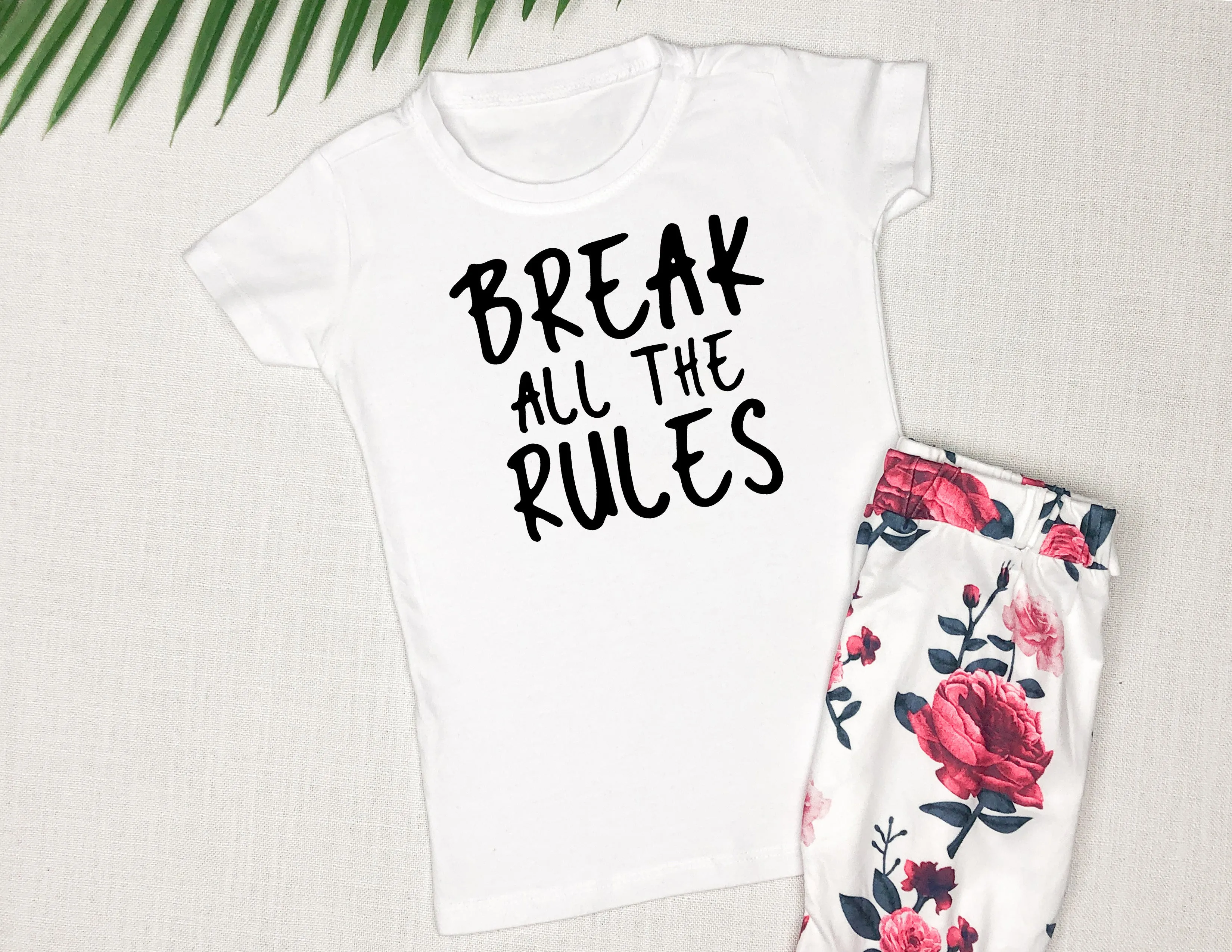 break all the rules | kids tshirt