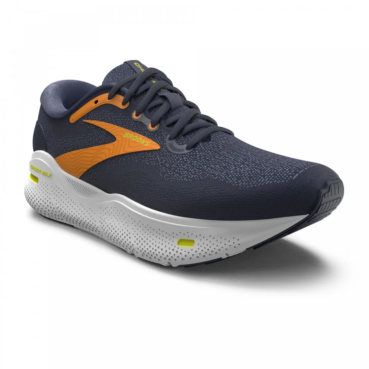 Brooks Ghost Max Blue Yellow SS24 Shoes