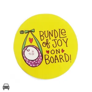 Bundle Of Joy On Board Decal