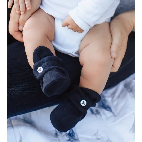 Burt's Bees Baby - Booties- Midnight