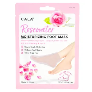 Cala Moisturizing Foot Mask Socks: Rose (3 Pairs)