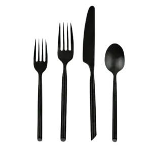 Capri Matte Black Flatware