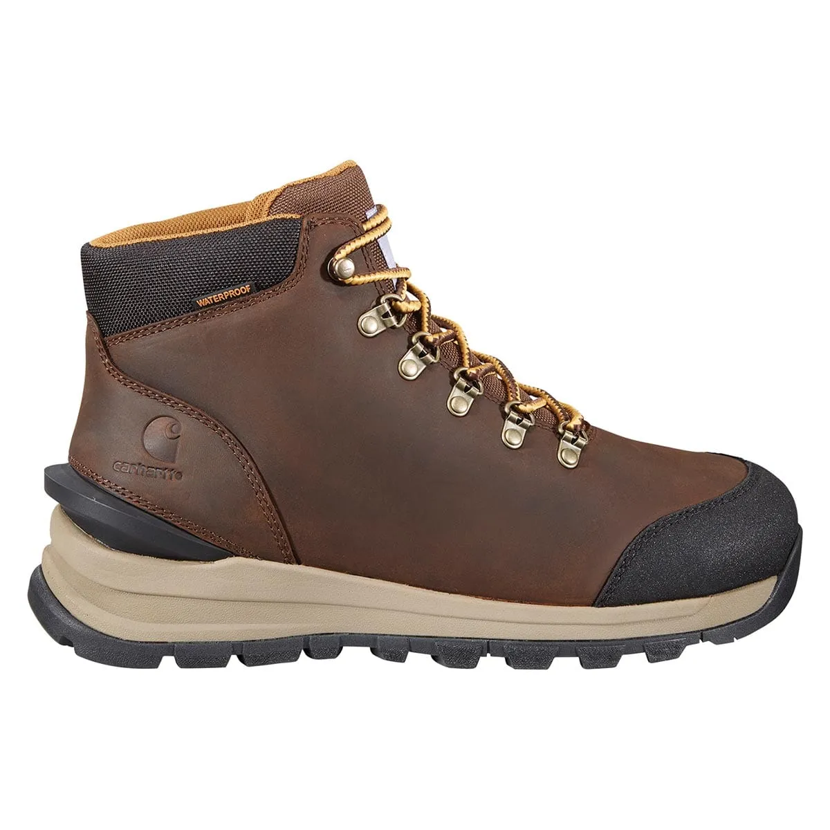 Carhartt Men's Gilmore Waterproof 5" Alloy Safety Toe Hiker Boots - Dark Brown