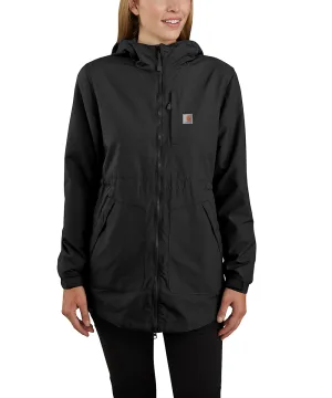 Carhartt Women's Lightweight Rain Jacket - Black