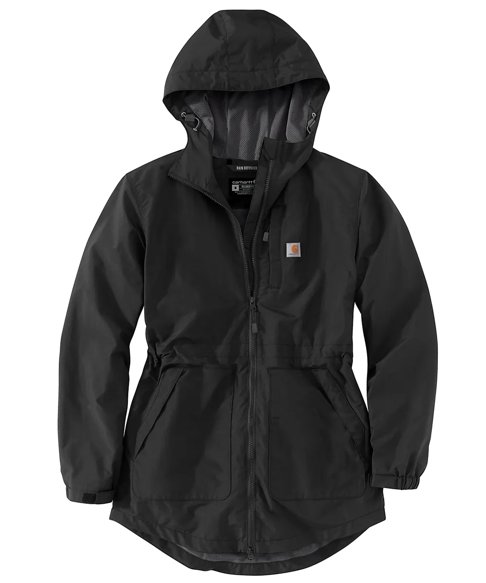 Carhartt Women's Lightweight Rain Jacket - Black