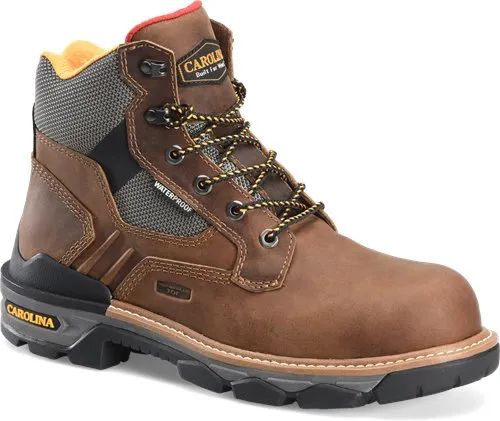 'Carolina' Men's 6" Cancellor EH WP Comp Toe - Brown