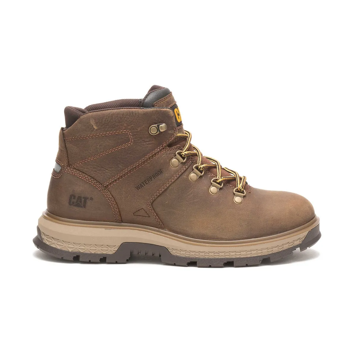 Caterpillar Exposition Hiker Waterproof Soft Toe Men's Work Boot (p51061) In Pyramid