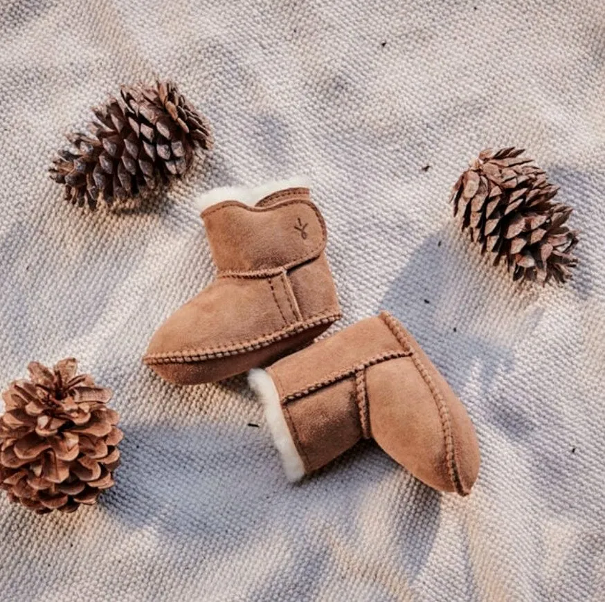 Chestnut Baby Booties - EMU Australia