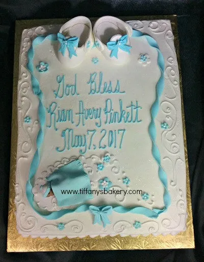 Christening Sheet Cake