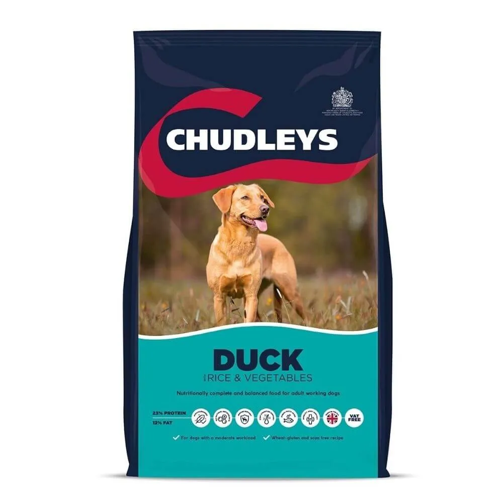 Chudleys Duck Rice & Vegetables Dry Dog Food 14kg