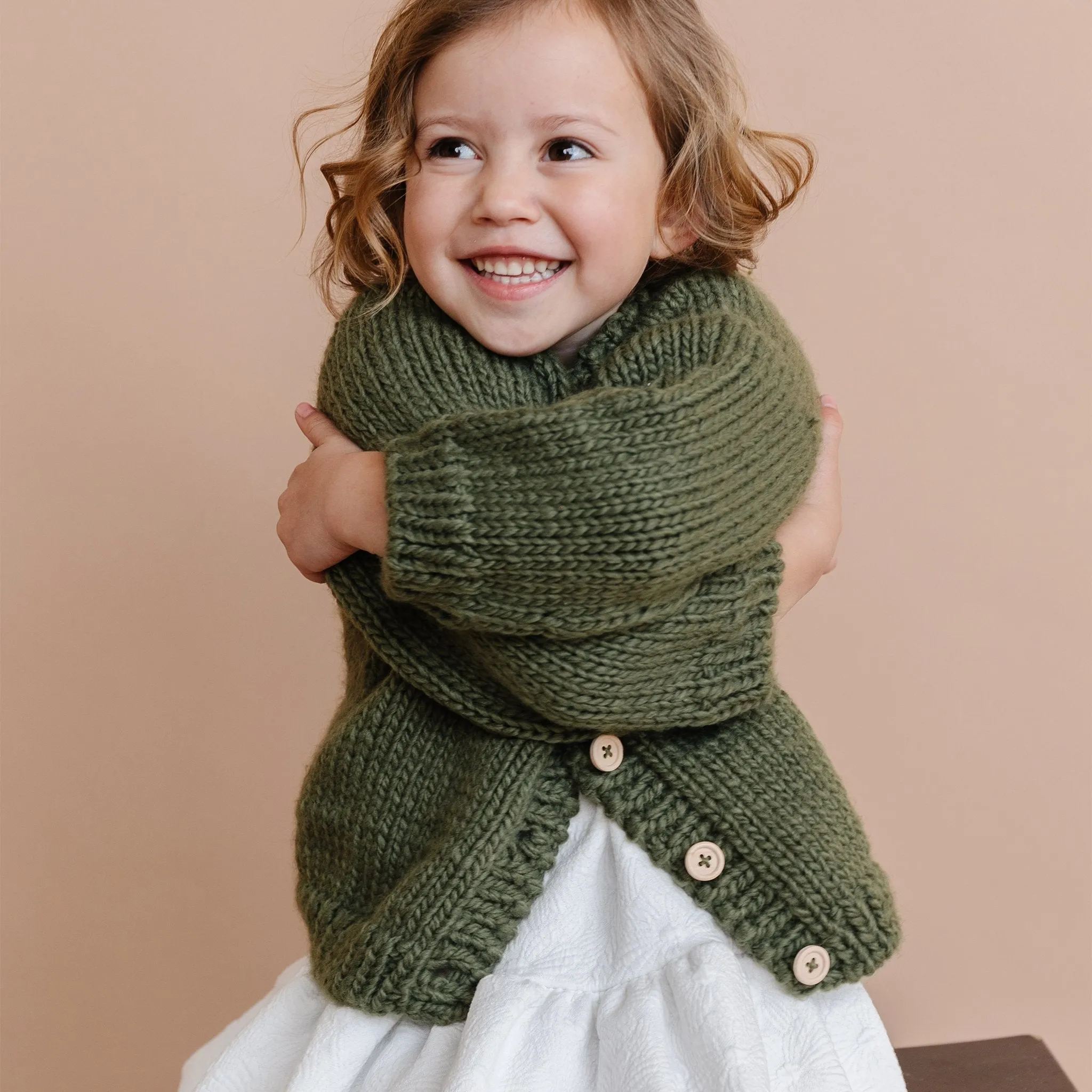 Classic Cardigan, Olive