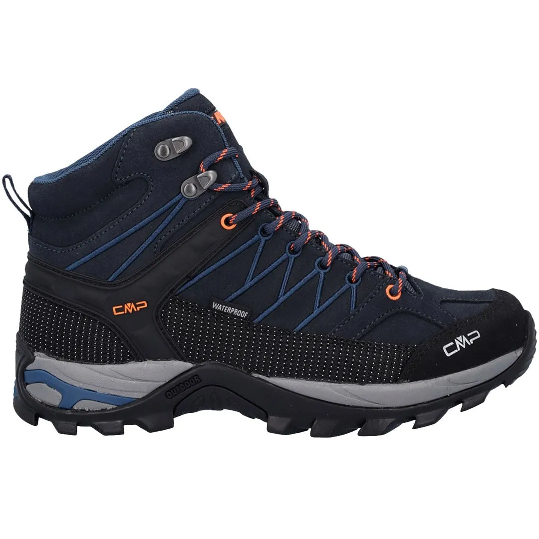 Cmp Rigel Mid Wp Men's Hiking Boots Navy-Black 3Q1294727nm