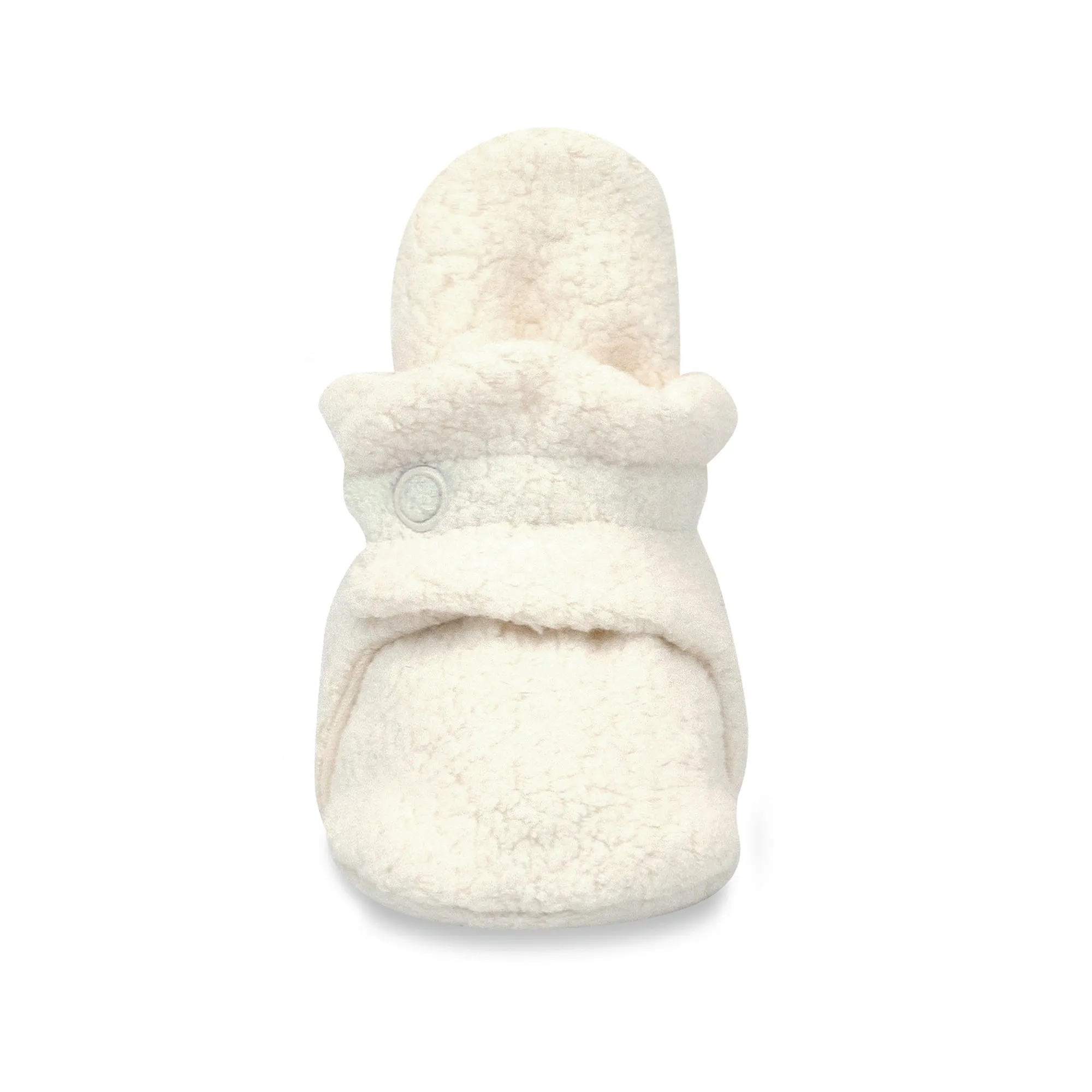 Cozie Fleece Gripper Baby Bootie - Cream