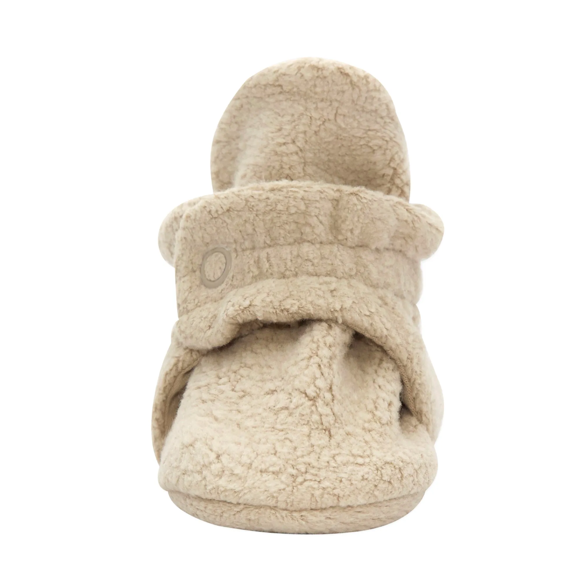 Cozie Fleece Gripper Baby Bootie - Khaki