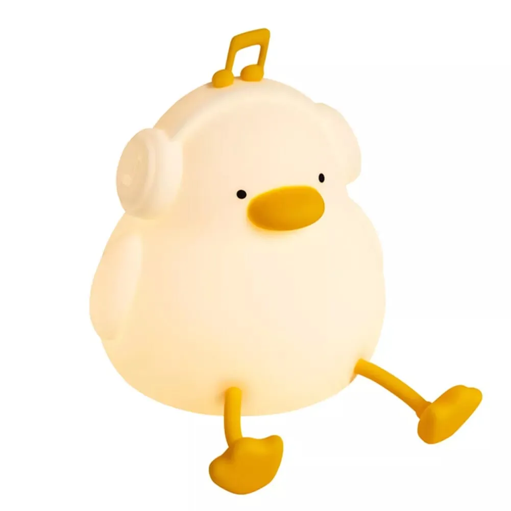 Cute Duck Touch Silicon Lamp - USB Chargeable