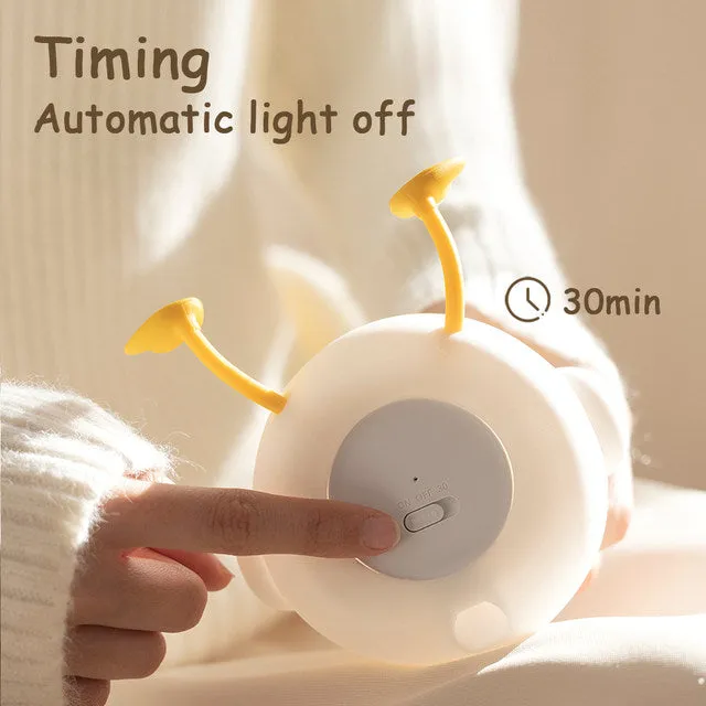 Cute Duck Touch Silicon Lamp - USB Chargeable