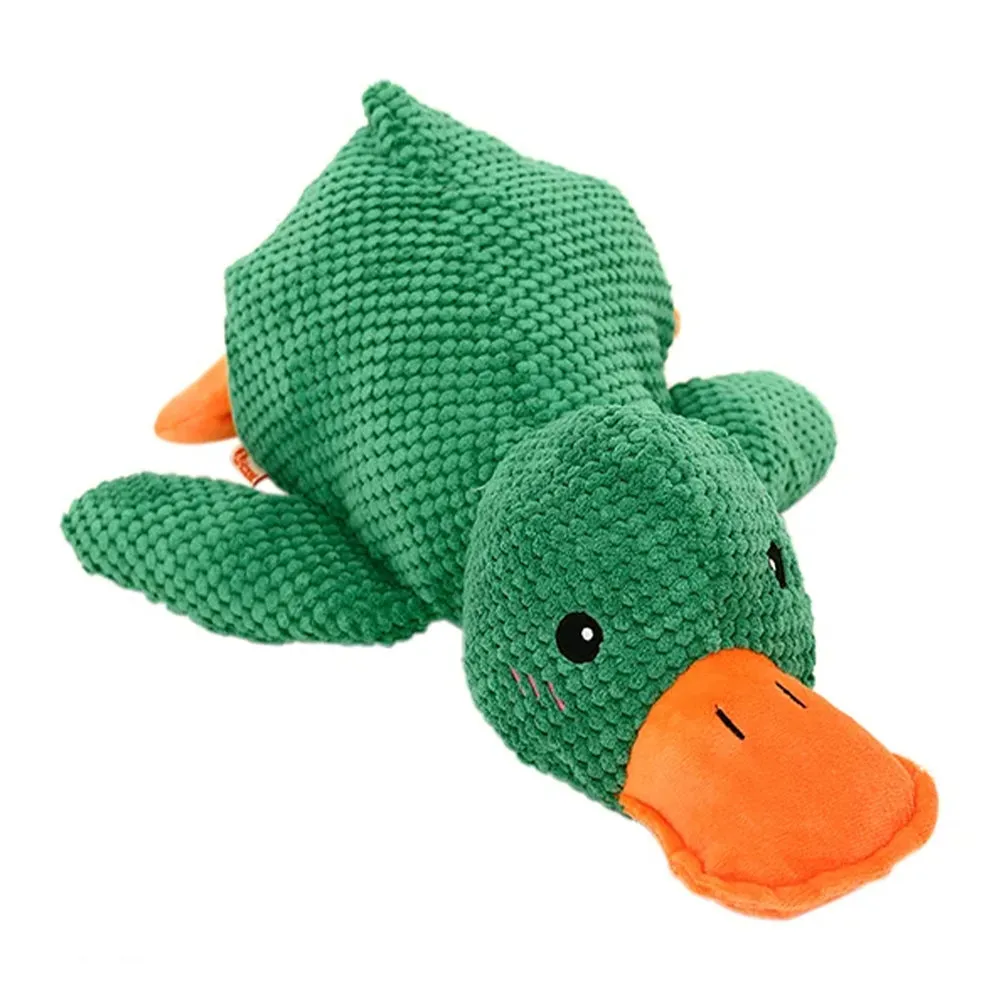 Cute Plush Duck Squeaky Dog Toy with Soft Squeake