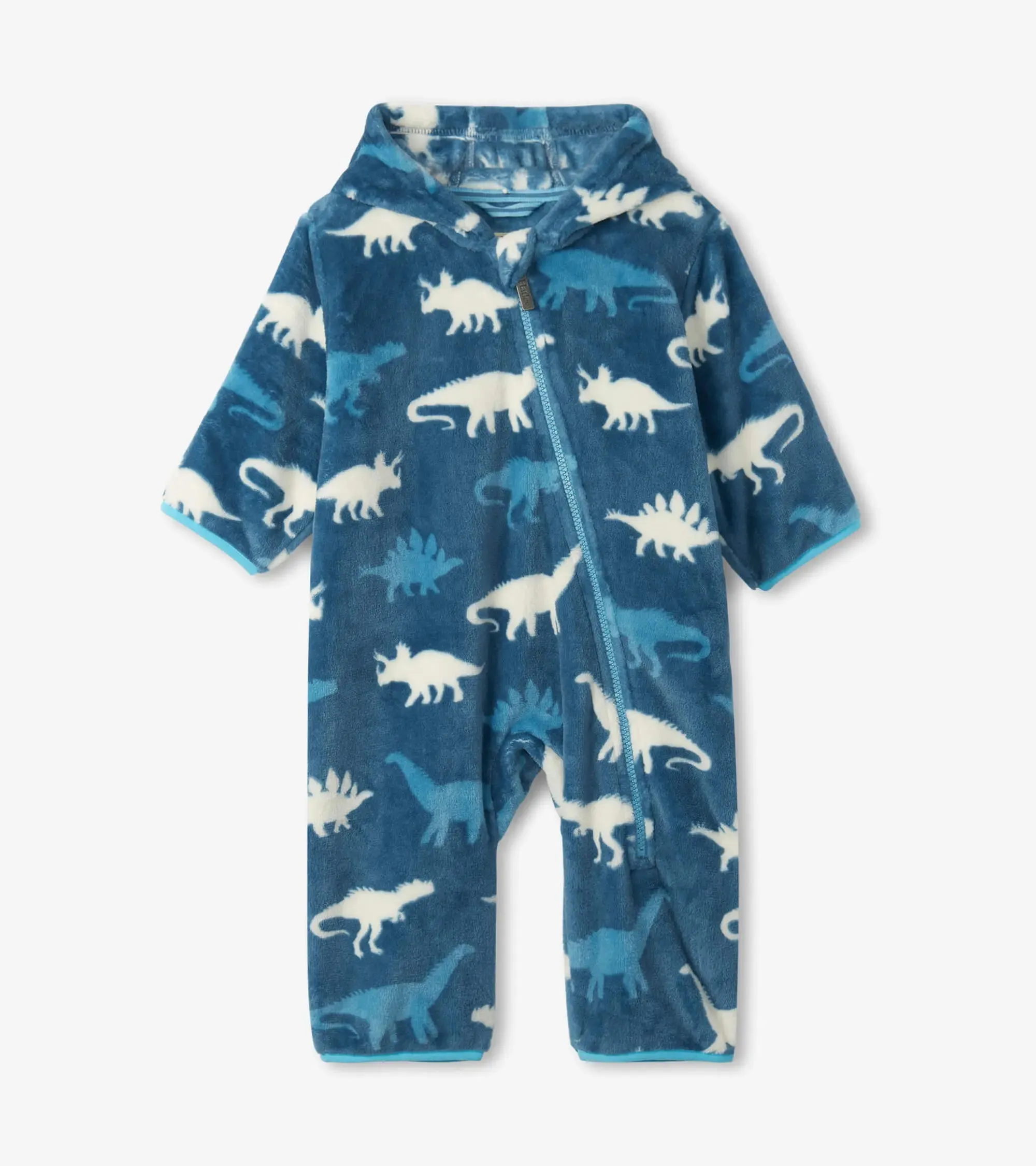 Dino Silhouettes Fuzzy Fleece Baby Bundler | Hatley