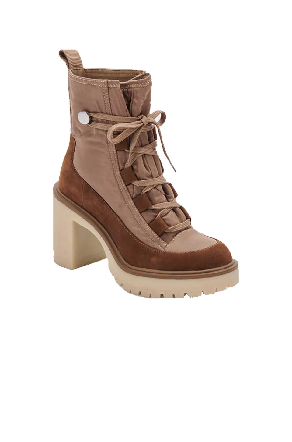 Dolce Vita Celida Boots In Tan Multi Nylon