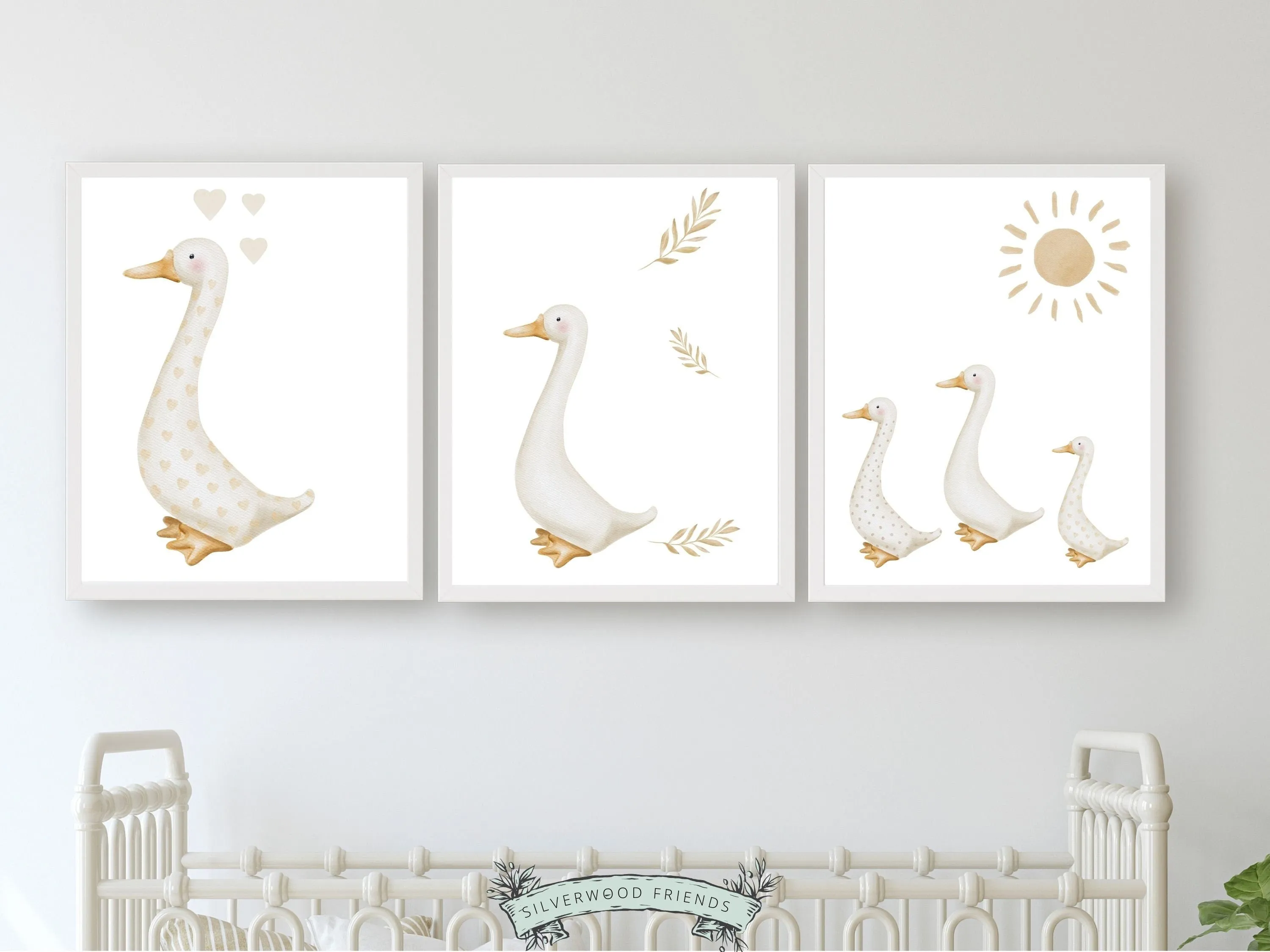 Duck Nursery Print Set of 3