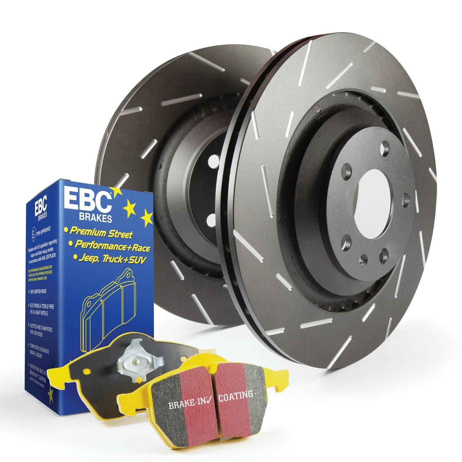 EBC Brakes S9KF1028 S9 Kits Yellowstuff and USR Rotors