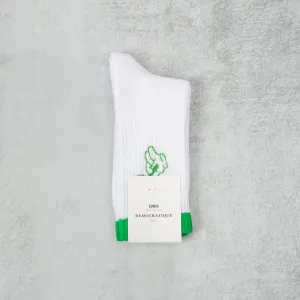 Edwin x Democratique Discreet Service Sock - White