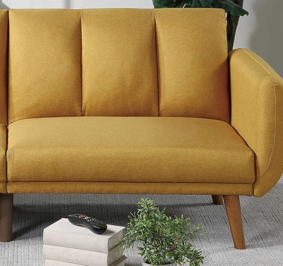 Elegant Modern Sofa-Mustard