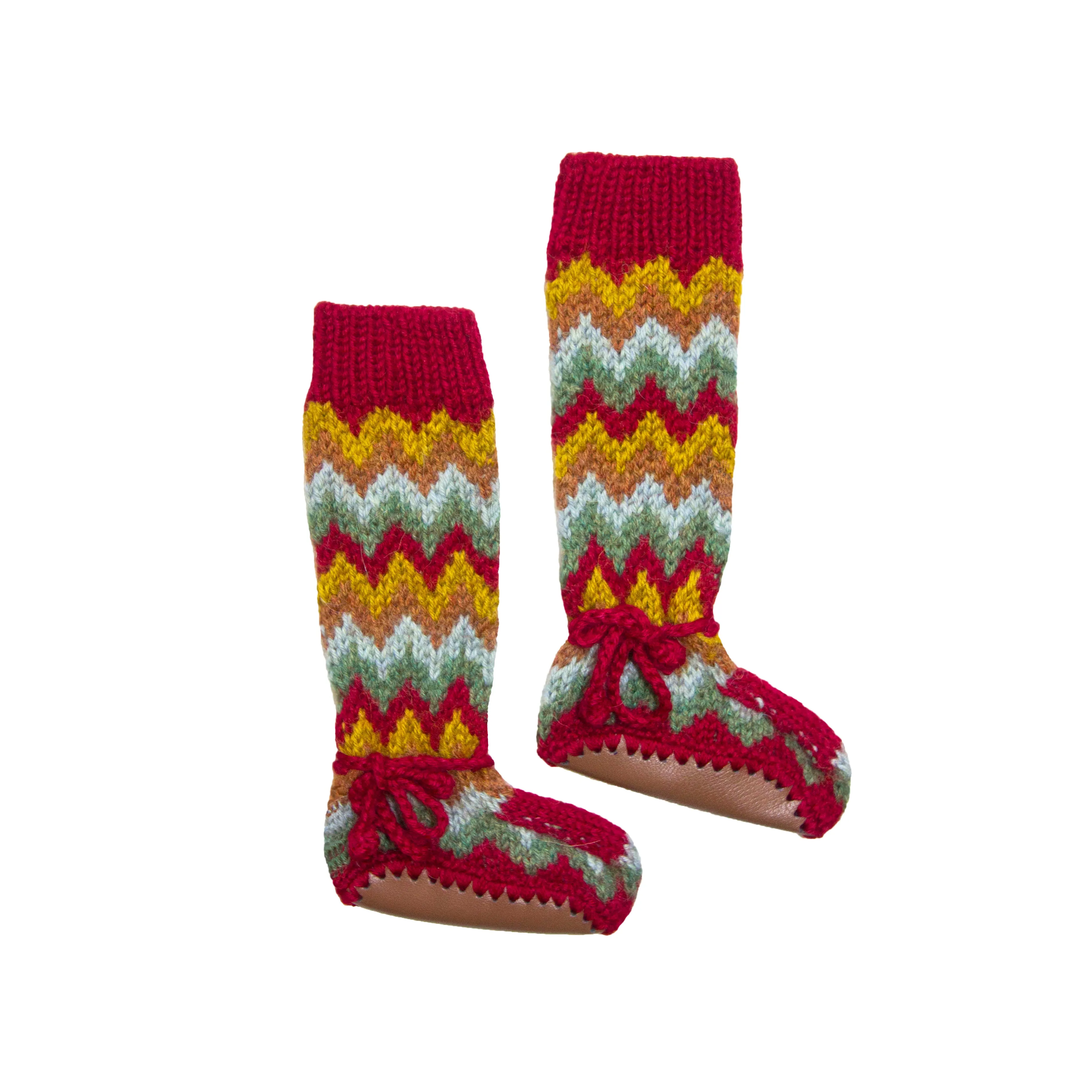 Fair Isle Booties