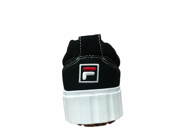 Fila scarpa sneakers in tela con zeppa da donna Sandblast 1011209.25Y nero