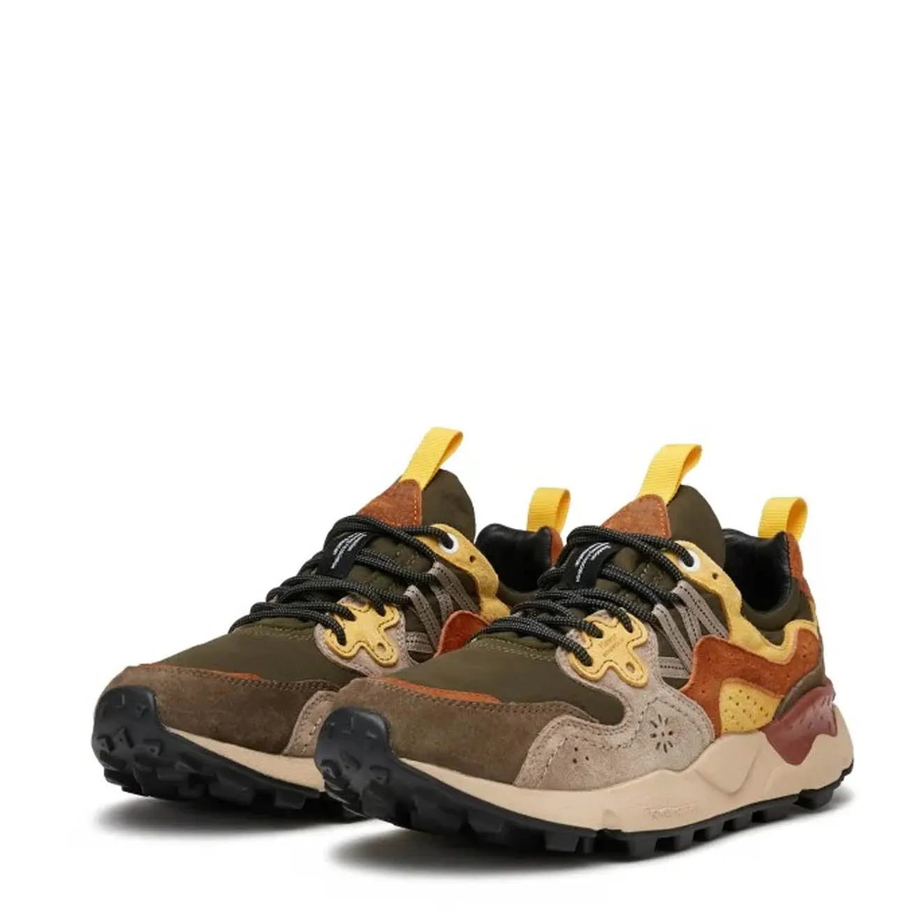 Flower Mountain Yamano 3 Trainers Grey /  Yellow