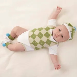 Golf Layette Set in Golf Cart Packaging