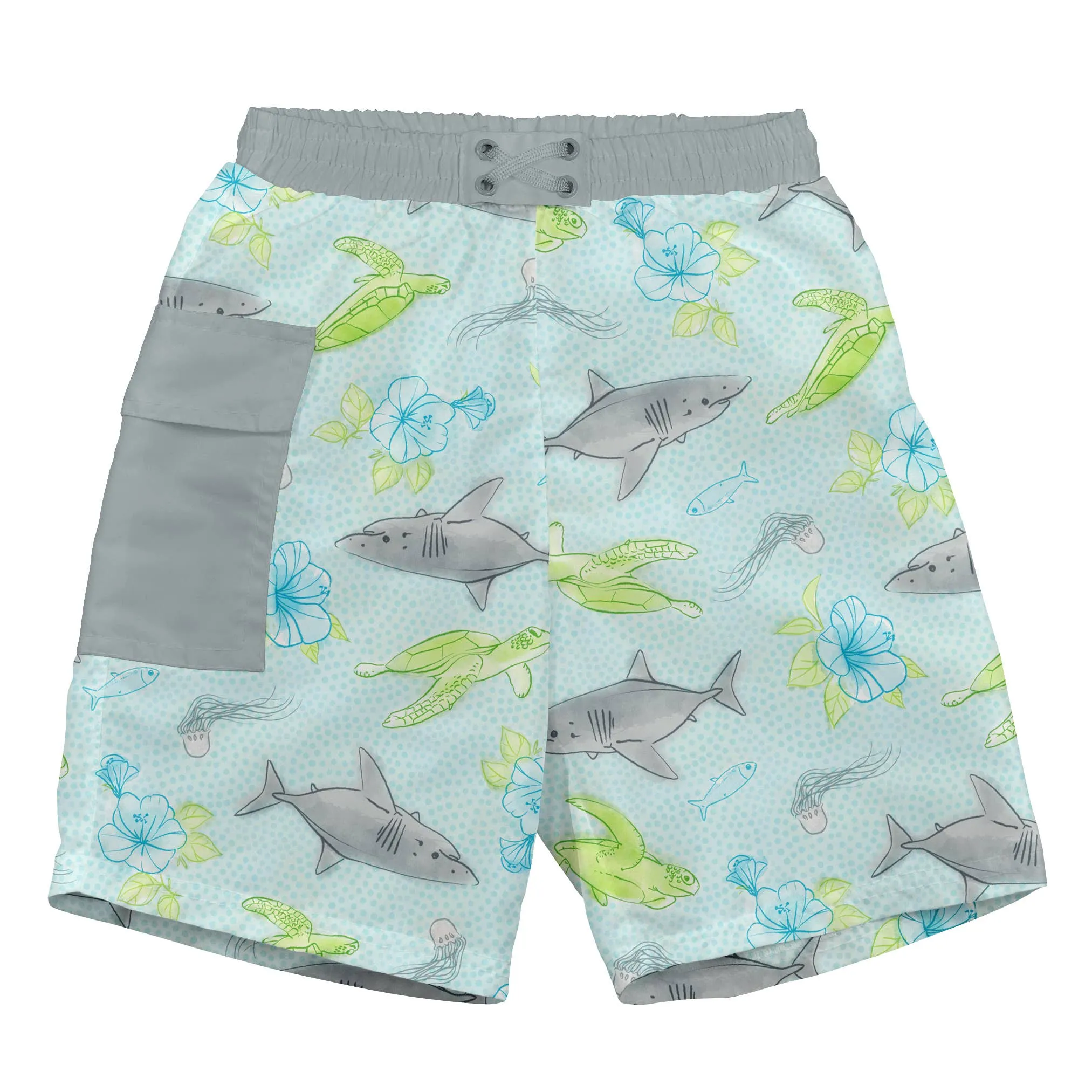 Green Sprouts, Inc. - Pocket Trunk w/built-in swim diaper