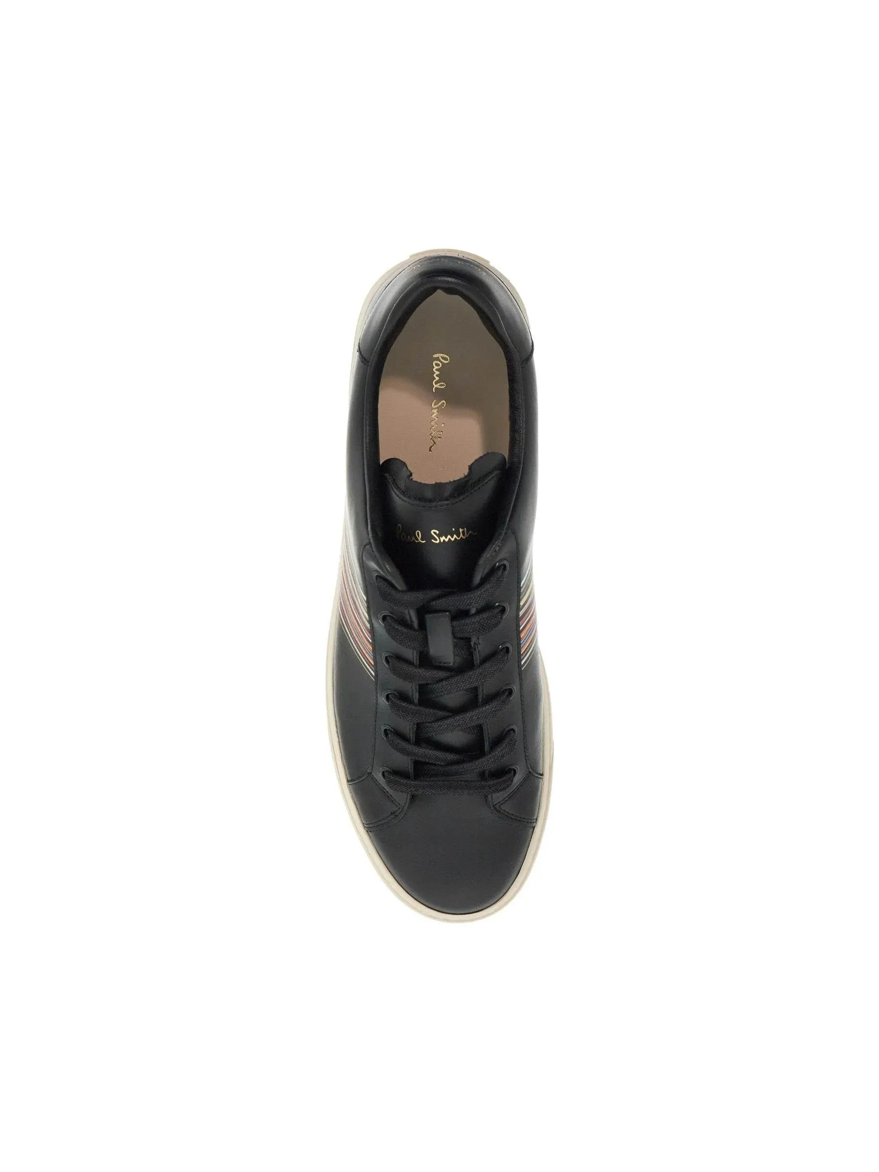 Hansen Signature Stripe Leather Sneakers