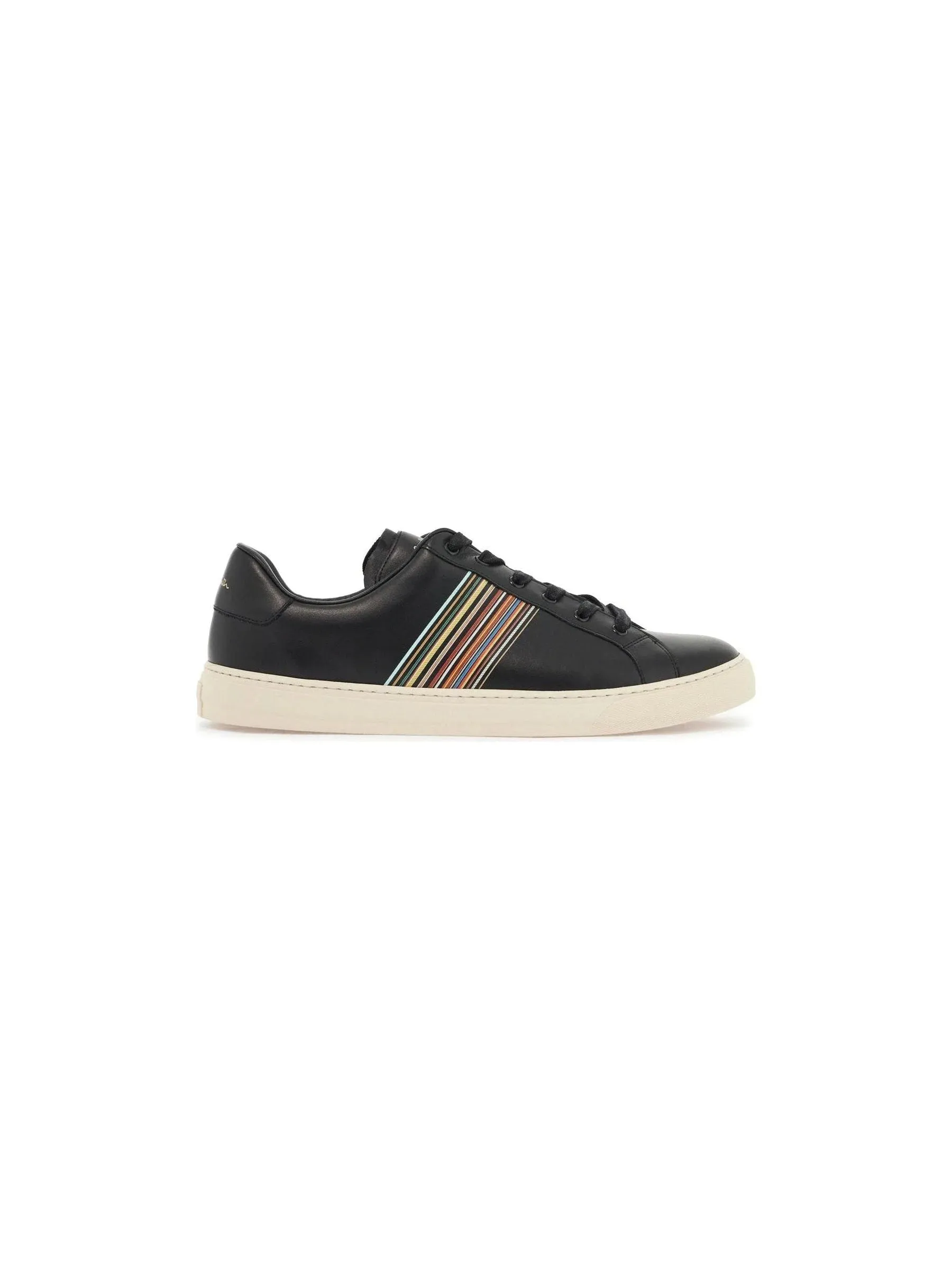 Hansen Signature Stripe Leather Sneakers