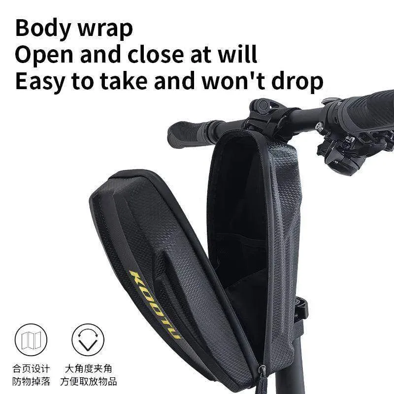 Hard Shell Waterproof Electric Scooter Front Bag Handlebar Bag