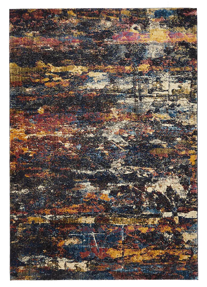 Heliya  Modern Midnight Rug