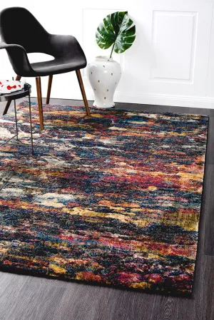 Heliya  Modern Midnight Rug